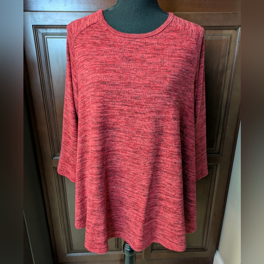 Cha Cha Vente Red Tunic Top XL